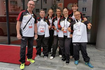 Special Olympics World Games: Auerbach als Gastgeberstadt ausgewählt - Das Auerbacher Team, das im Vorjahr bei der Tanz-WM der Special Olympics im österreichischen Graz erfolgreich war.