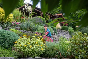 Spektakulärer Etagen-Garten in Plauen: 74-Jährige verbringt jeden Tag im Grünen - Karla inmitten ihres Etagengartens. Gießen, Unkraut jäten, zurückschneiden – sie hat immer zu tun.