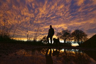 Spektakulärer Sonnenuntergang -