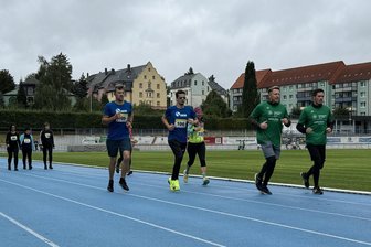 Spendenlauf für Hospizdienste in Mittweida: Läufer und Sponsoren gesucht - Teilnehmer des Spendenlaufs im vergangenen Jahr.