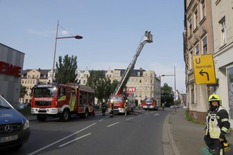 Sperrmüll gerät in Brand - 