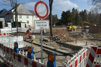 Sperrung noch bis Freitag - Grund der Sperrung sind Erschließungsarbeiten. 