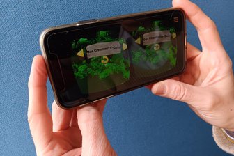 Spielerisch die Stadt kennenlernen per Quiz-App der TU Chemnitz - Das Spiel hat mehrere Levels, eines davon ist Chemnitz gewidmet.