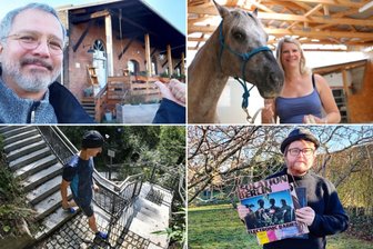 Sport, gutes Essen und Konzerte: Das sind die Glücksmomente der Redakteure aus Mittelsachsen im neuen Jahr - Haben fürs neue Jahr verschiedene Vorsätze (von links oben nach rechts unten): Wieland Josch, Julia Czaja, Ingolf Rosendahl und Manuel Niemann.