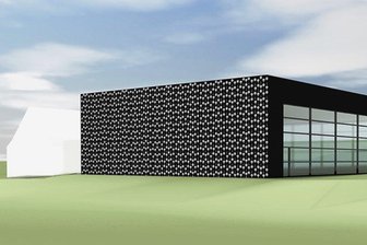 Sporthalle in Drebach wird trotz Preisexplosion gebaut - So soll die neue Sport- und Mehrzweckhalle aussehen.