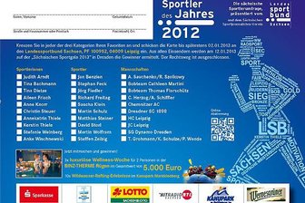 Sportlerwahl: Wer sind Sachsens Beste 2012? -