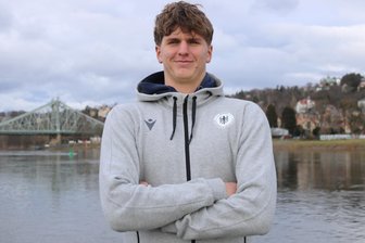 Sportliche Brüder: Wie es zwei Breitenauer auf die Liste der Sportlerumfrage in Dresden geschafft haben - Der erfolgreiche Ruderer: Felix Krones wurde 2024 im deutschen Doppelvierer U-19-Weltmeister.