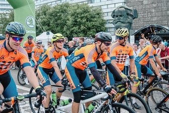 "Sports United" - Chemnitz ist sportlich auf den Beinen - Ankunft der Friedensfahrer am Sonntagnachmittag in Chemnitz. 