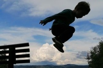 Sprung in die Wolken - 