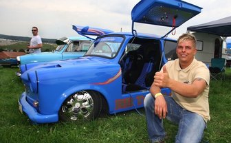 Trabant zum Treffen angereist