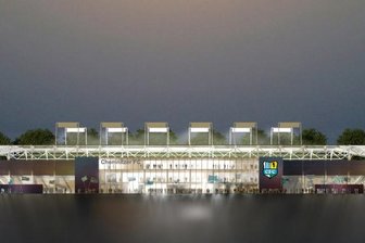 Stadt Chemnitz wird Eigentümerin des neuen CFC-Stadions - Das neue CFC-Stadion in einem ersten Entwurf.