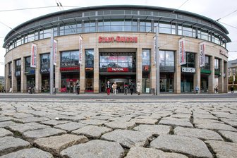 Stadt-Galerie in Plauen: Räumungsverkauf in zwei Läden - einer davon schließt - Die Stadt-Galerie am Plauener Postplatz ist das größte Einkaufszentrum in der Innenstadt.