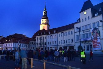 Stadt lässt Markt symbolisch im Dunkeln - 