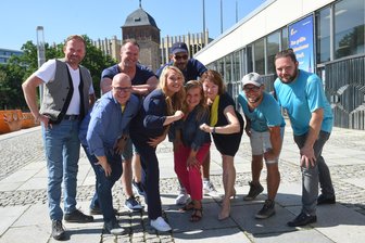 Stadtfest-Ersatz: Konzept für "Chemnitzer Bürgerfest" steht - Die Veranstalter des ersten Chemnitzer Bürgerfestes, v.l.n.r. Rico Illgen , Sebastian Thieswald, Holger Raddatz, Mirjam Weigelt, Kevin Morris, Monic Wölker, Bianca Steinbock, Volker Beyer und Chris Dietrich.