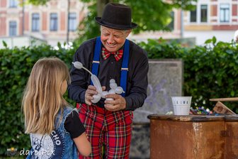 Stadtfest mit Clown, Riesenrad und Co. : Wie in Falkenstein gefeiert wurde -
