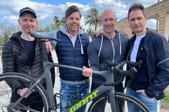 Stadtgeflüster: Team Chemnitz macht Sport auf Mallorca - Robin Falkner, Torsten Fischer und Jörg Rathmann (v.l.).