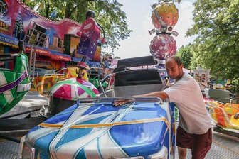 Stadtparkfest in Limbach-Oberfrohna: Viele Besucher und zufriedene Schausteller - Zu den insgesamt etwa 50 Schaustellern, die beim Stadtparkfest in Limbach-Oberfrohna dabei waren, gehörte auch Frank Reichelt vom Fahrgeschäfte Break Dance. Nach Aussage ihres Verbandschefs genossen die Besucher die zehn Festtage diesmal ganz besonders.