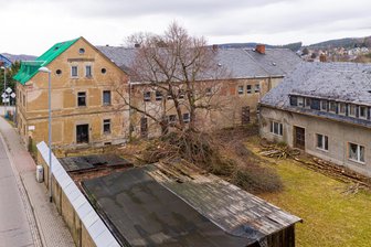 Stadtrat empfindet bisherige Regelung zu Brachenabriss als „Schlag in die Fresse“, doch Olbernhau bleibt dabei - Vor einem Jahr stand sie noch: die alte Lehrwerkstatt an der Blumenauer Straße.