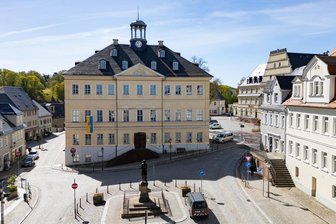Stadtrat Hainichen: „Bauturbo“ und Bauhof-Entlastung auf dem Prüfstand - Der Stadtrat berät nicht im Rathaus, sondern nebenan im „Goldenen Löwen“.
