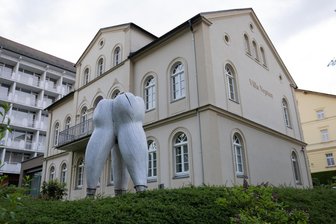 Stadtrat segnet Bauvorhaben in Bad Elster ab - Das Haus der Zahnarztpraxis und des Dentallabors in Bad Elster erhält ein neues Dach.