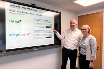 Stadtwerke Reichenbach: Gute Neuigkeiten für Strom-Kunden - Doch Fernwärme wird 30 Prozent teurer - Im Segment Strom haben Stadtwerke-Geschäftsführer Lars Lange und Unternehmenssprecherin Kerstin Müller gute Neuigkeiten für die Kunden: Es wird im kommenden Jahr billiger.