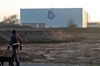 Stahlzentrum Glauchau wird erweitert - Am Stahlzentrum wird derzeit gebaut.