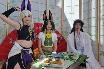 Start der Shiroco Anime und Manga Messe in Chemnitz - Überall sieht man aufwendig gestaltete Cosplays.