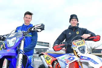 Start in Enduro-WM für zwei sächsische Asse schmerzhaft und hart - Jeremy Sydow (li.) und Luca Fischeder.
