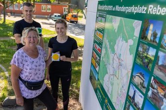 Startklar in Rebesgrün: Drei Touren ab Wanderparkplatz markiert -