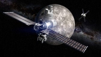 Station für Pendelverkehr - Die Firma Boeing, die viele Teile der ISS herstellte, arbeitet an Modulen, die verschiedene Atmosphärendrücke voneinander trennen können.