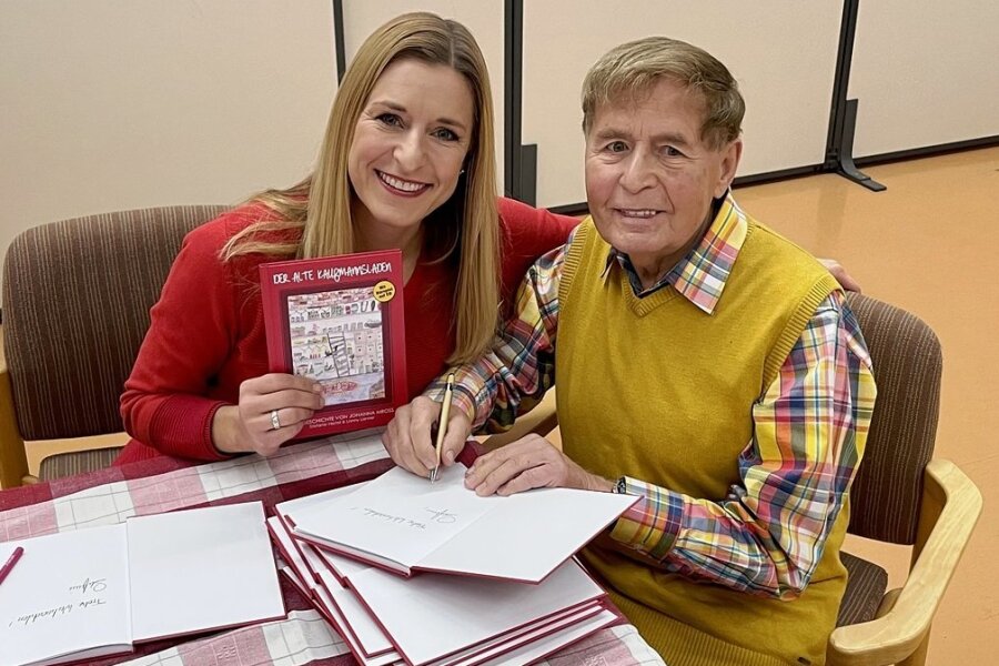 Stefanies neues Weihnachtsbuch - Stefanie und Eberhard Hertel signieren das neue Weihnachtsbuch. 