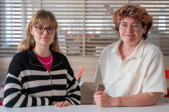 Stell dir vor, es ist Krieg - aber wer geht hin? - Paula Klüver (li.) und Adam Schwedhelm diskutierten ihre Standpunkte zum Wehrdienst.