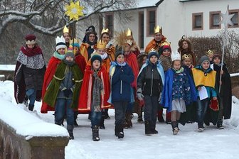 Sternsinger auf dem Weg durch die Rochlitzer Region -