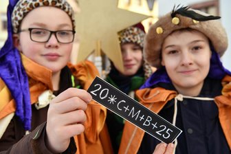 Sternsinger sammeln Spenden in Rochlitz und Wechselburg - In wenigen Wochen sind die Sternsinger wieder in Rochlitz und der Region unterwegs, wie hier Anfang des Jahres.