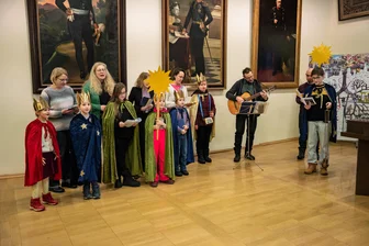 Sternsinger zu Gast: Segen für Freiberger Rathaus - Die Sternsinger waren zu Gast im Freiberger Rathaus.