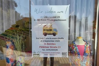 „Stoff Haase“ schließt Filiale in Neukirchen/Pleiße - Die Neukirchener Filiale von "Stoff Haase" wird in das Zwickauer Geschäft integriert.