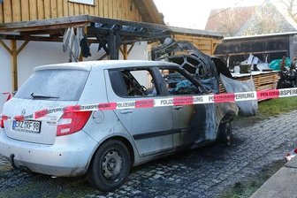 Stollberg: Erneut Auto ausgebrannt -