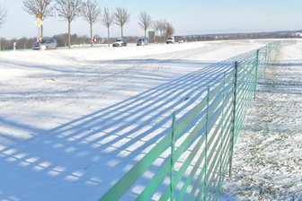 Straße im Vogtland immer wieder zugeweht: Warum gibt es keinen Schneefangzaun? - Schneefangzäune gibt es an der Straße zwischen Oelsnitz und Schönbrunn nicht.