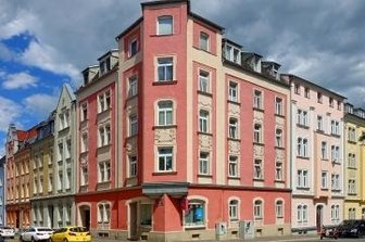 Straße in Südvorstadt nach Leibniz benannt - Die Häuser stehen an der Ecke Leibniz-/Hegelstraße.