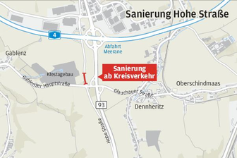 Straßen neben der B 93: Dorf steckt Geld in Sanierung - 