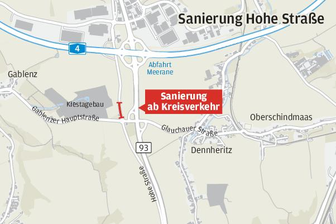 Straßen neben der B 93: Dorf steckt Geld in Sanierung - 