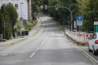 Straßensperrungen rund um Flöha und in Mittelsachsen: Achtung, hier wird gebaut - Auch an der B 173 in Flöha wird gebaut. Im Bild der letzte Bauabschnitt zwischen der Bäckerei Härtig in Flöha und der Q1-Tankstelle.