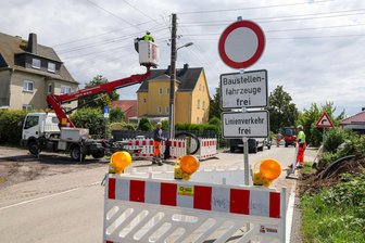 Straßensperrungen sorgen für Verwirrung in Hohenstein-Ernstthal - Bis zum Freitag gibt es Verkehrseinschränkungen nahe des Friedhofs.