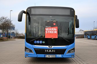 Streik im Nahverkehr: Welche Busse und Bahnen in Chemnitz ausfallen und welche trotzdem fahren - Bereits Ende Januar wurde die CVAG bestreikt. Nun kommt es wieder zum Ausstand.