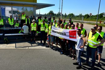 Streik in Berbersdorfer Edeka-Zentrallager -