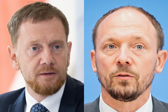 Marco Wanderwitz (rechts) will sich aus der Sächsischen CDU zurückziehen. Als Grund dafür nennt er unter anderem Sachsens Ministerpräsidenten Michael Kretschmer.