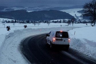 Kurvenbereich auf der S 274