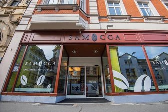 Streit ums Samocca in Aue: Stadtverwaltung nimmt Demo-Aufruf aus dem Netz - Das Kaffeehaus Samocca, eine der beliebtesten Gaststätten in Aue.