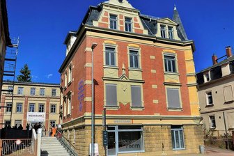 Strohballenhaus trifft Schaumglasschotter: 1. Mittelsächsische Bautage in Mittweida - Gründerzentrum Werkbank 32 an der Bahnhofstraße in Mittweida. 
