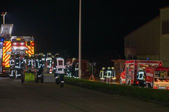 Strohbrand bei Agrargenossenschaft in Hainichen: „Sind mit blauem Auge davongekommen“ - In einer Halle der Agrargenossenschaft Hainichen-Pappendorf war Stroh in Brand geraten.